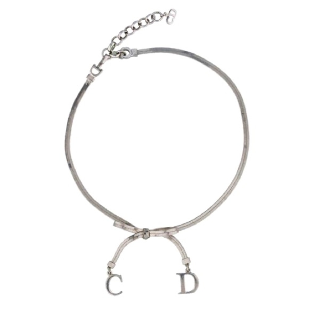 Vintage Christian Dior Bow Tie Choker Necklace